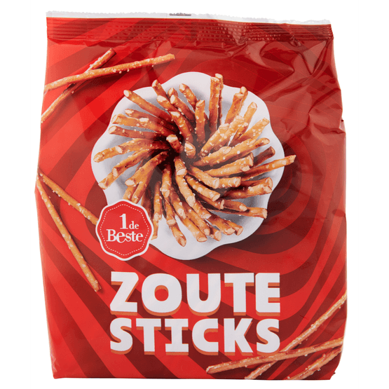 Foto van 1 de Beste Zoute sticks op witte achtergrond