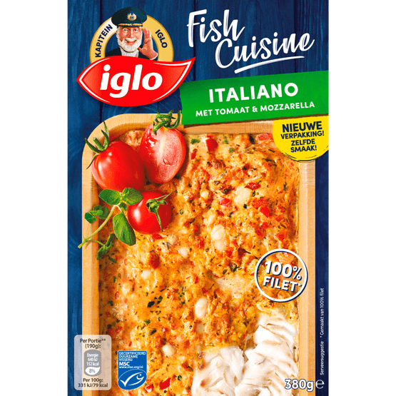 Foto van Iglo Fish cuisine Italiano op witte achtergrond