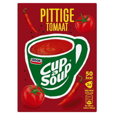 Unox Cup-a-soup pittige tomaat 3 stuks