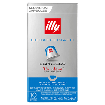 Illy Espresso decaffeinato koffiecups decafe