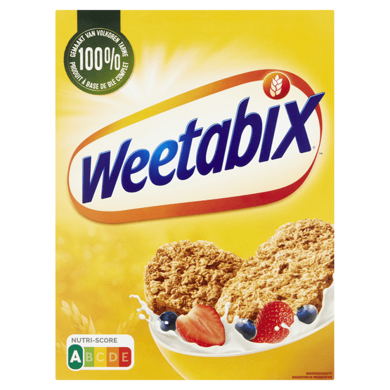 Foto van Weetabix Graanontbijt original op witte achtergrond
