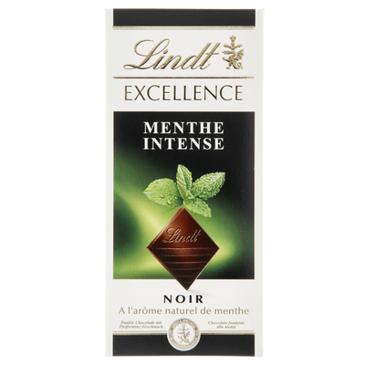 Lindt Chocoladereep excellence mint intense