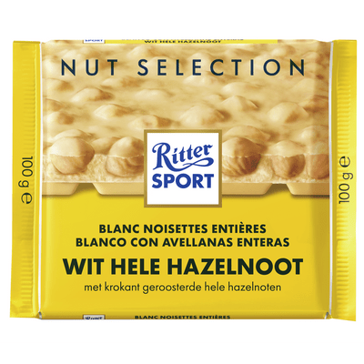 Ritter Sport Wit hazelnoot