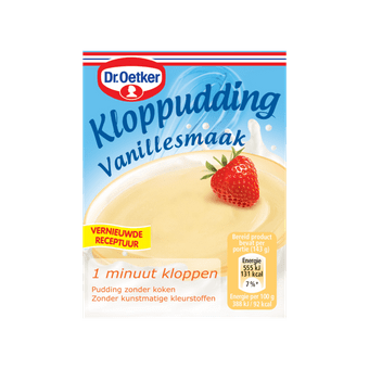 Dr. Oetker Kloppudding vanille 
