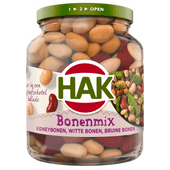 Hak Bonenmix kidney, bruine & witte bonen