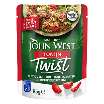 John West Tonijn twist ovengedroogde tomaat