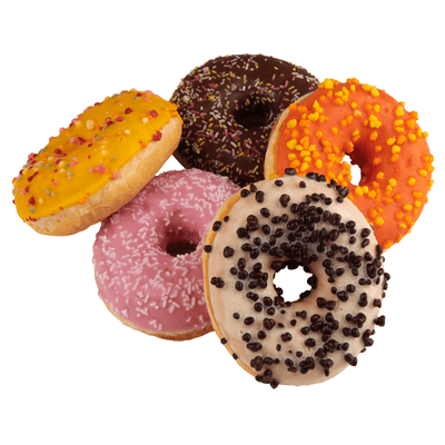  Donuts diverse toppings