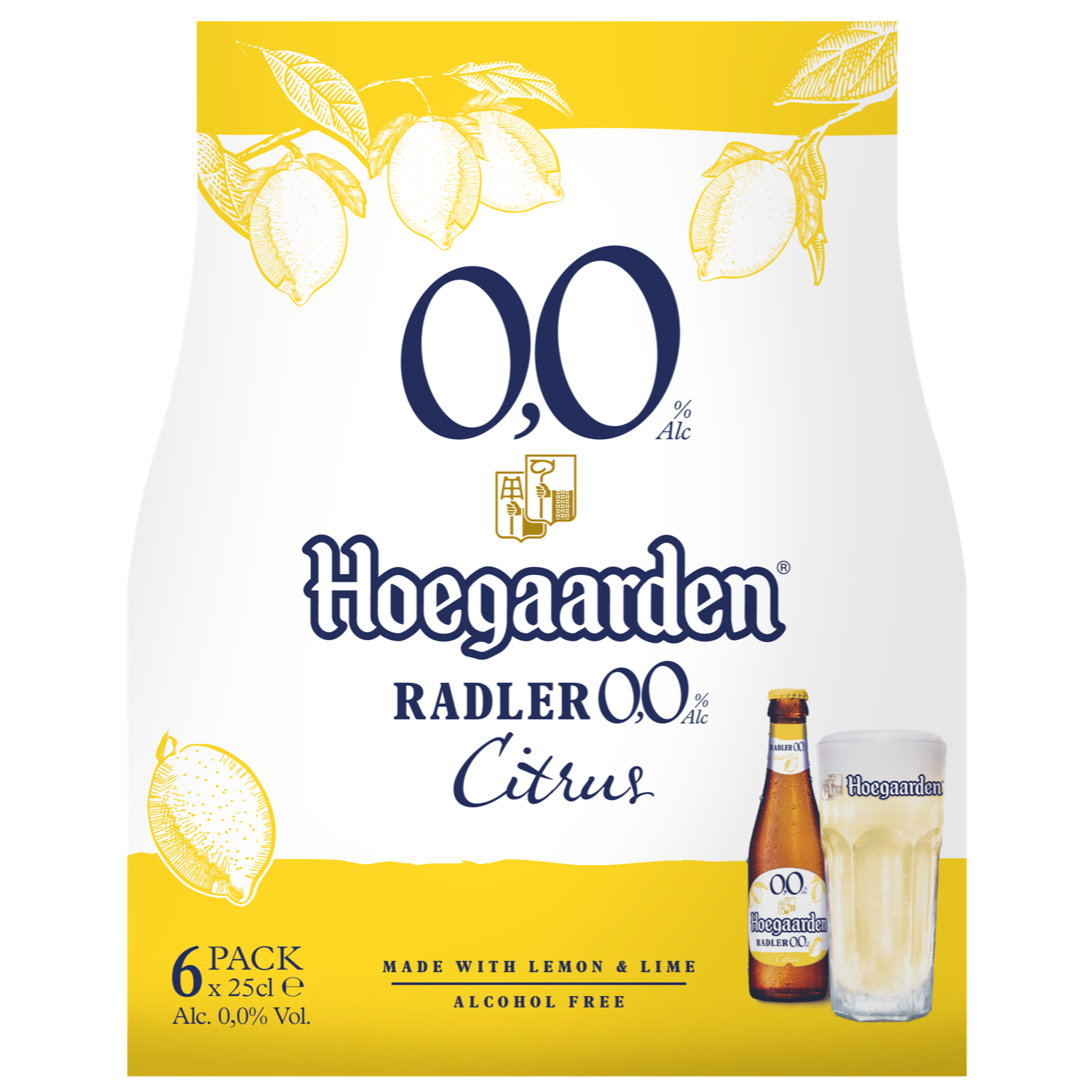 Hoegaarden Radler Alcoholvrij 0.0% 6 Stuks | DekaMarkt