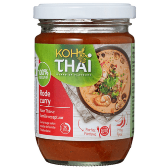 Koh Thai Curry pasta rood