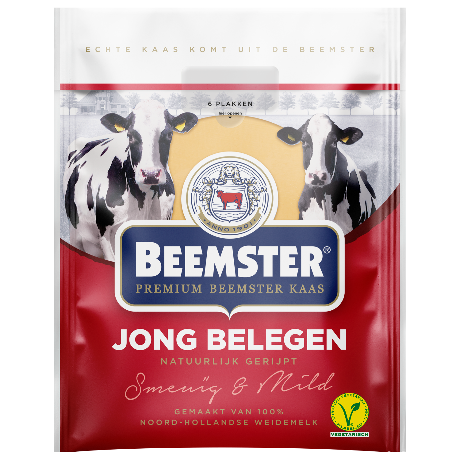 Beemster Kaas Jong Belegen Plakken 48+ | Dirk