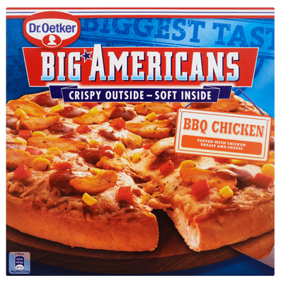 Dr. Oetker Big Americans pizza bbq chicken
