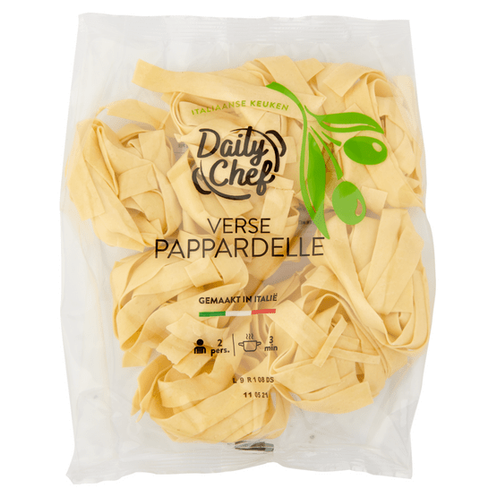 Foto van Daily Chef Pappardelle op witte achtergrond