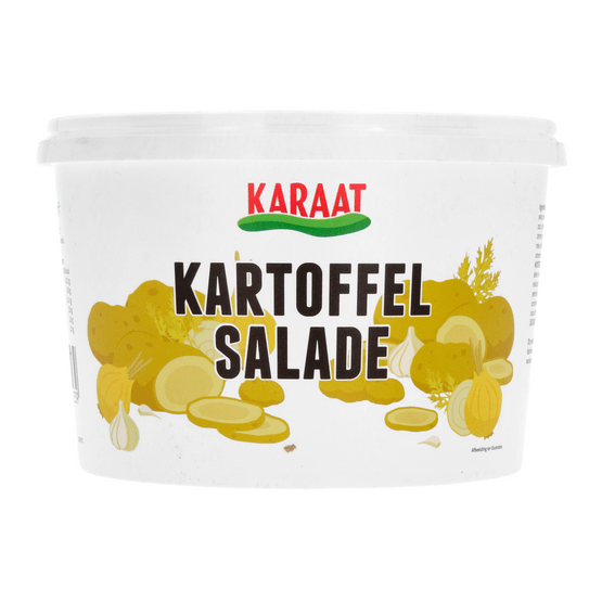 Foto van Karaat Kartoffelsalade op witte achtergrond