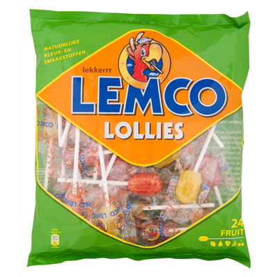 Lemco Fruit lollies 24 stuks