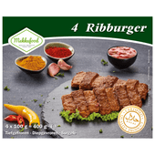 Mekkafood Ribburger 4 stuks