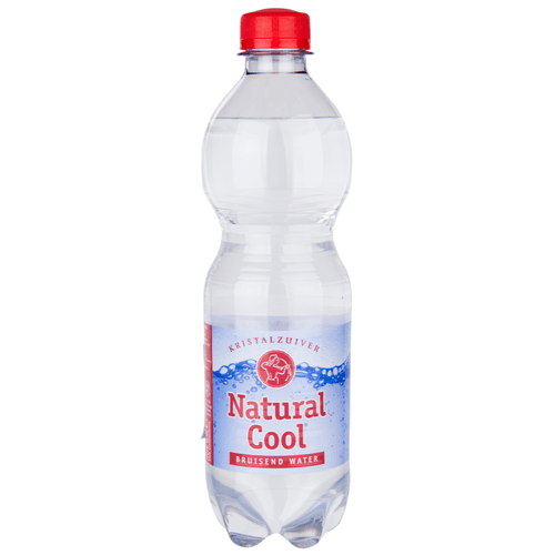 Foto van Natural Cool Mineraalwater koolzuurhoudend op witte achtergrond