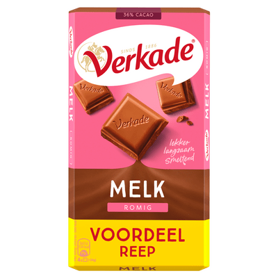 Verkade Chocoladereep melk xxl
