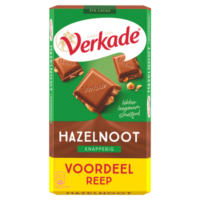 Verkade Chocoladereep hazelnoot XXL