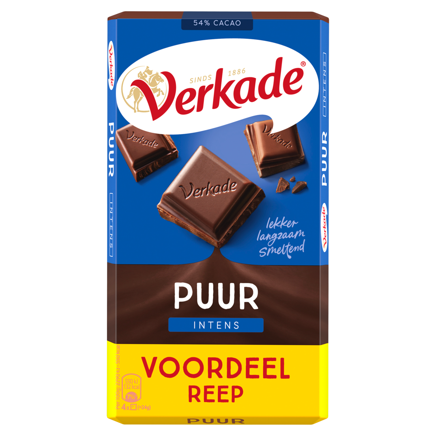 Afbeelding van Verkade Chocoladereep puur XXL