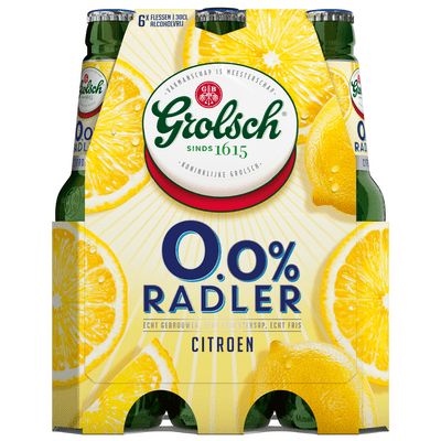 Grolsch Radler citroen 0.0%