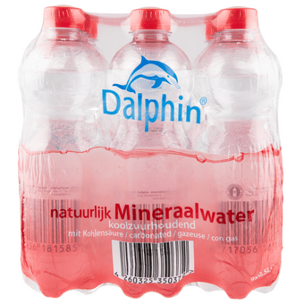 Dalphin Mineraalwater koolzuurhoudend rood 9x500ml