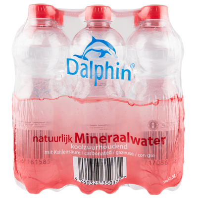 Dalphin Mineraalwater koolzuurhoudend rood 9x500ml