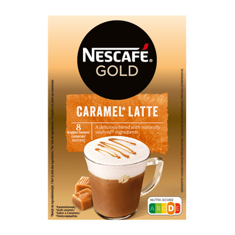 Nescafé Oploskoffie caramel latte 8 koppen