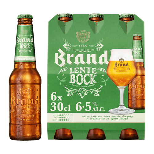 Foto van Brand Lentebock op witte achtergrond