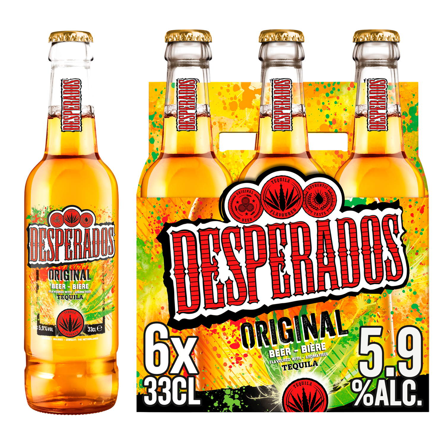 DESPERADOS bière-Tequila 5,9% 6x33cl