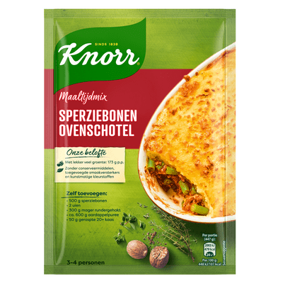 Knorr Ovenschotel sperziebonen