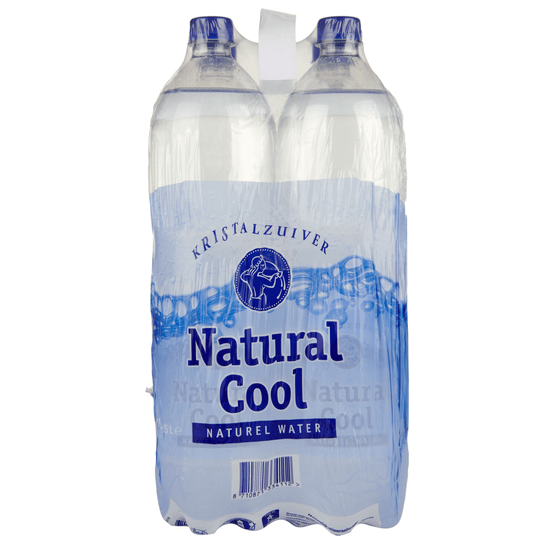 Foto van Natural Cool Mineraalwater koolzuurvrij op witte achtergrond