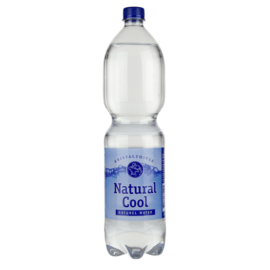 Foto van Natural Cool Mineraalwater koolzuurvrij op witte achtergrond