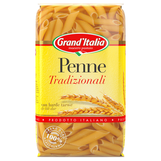 Foto van Grand'Italia Penne op witte achtergrond