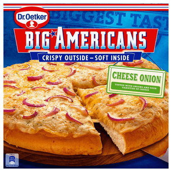 Dr. Oetker Big Americans pizza cheese onion