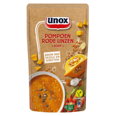 Unox Soep in zak pompoen rode linzensoep