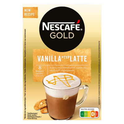 Nescafé Oploskoffie vanilla latte