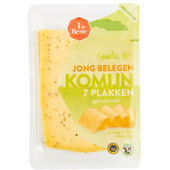 1 de Beste Komijn jong belegen kaas plakken 48+