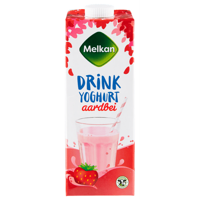 Melkan Drinkyoghurt aardbei