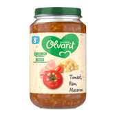 Olvarit Maaltijdpotje 8+ maanden tomaat-ham-macaroni