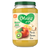 Olvarit Fruithapje 6+ maanden perzik-banaan-kiwi