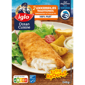 Iglo Ocean cuisine lekkerbekjes naturel, 2 stuks