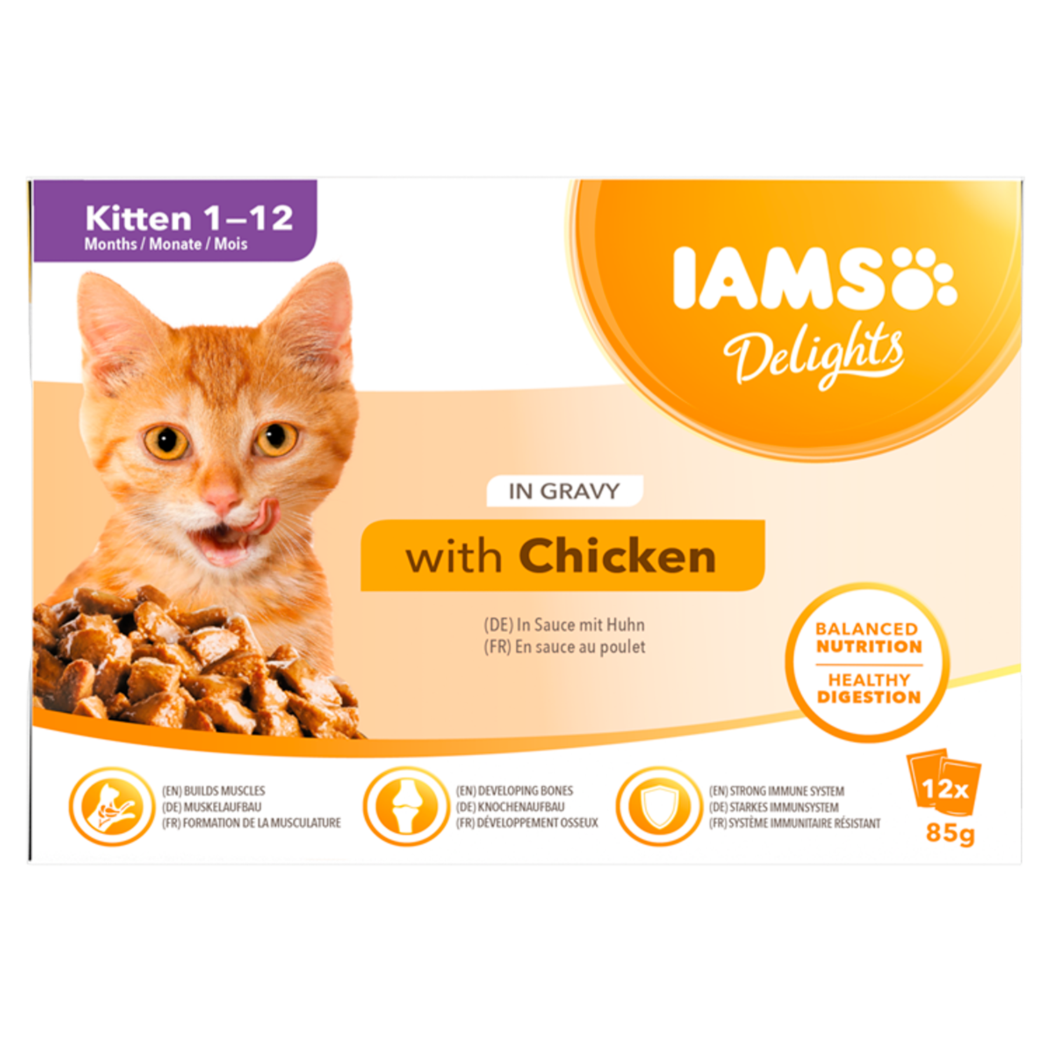 voorzetsel inhalen Onderzoek Iams Kattenvoer delights chicken junior 12 stuks bestellen?