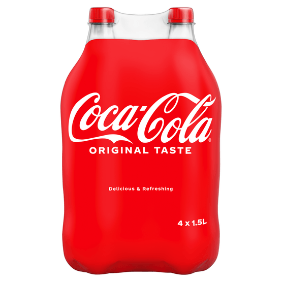 Foto van Coca-Cola Regular op witte achtergrond