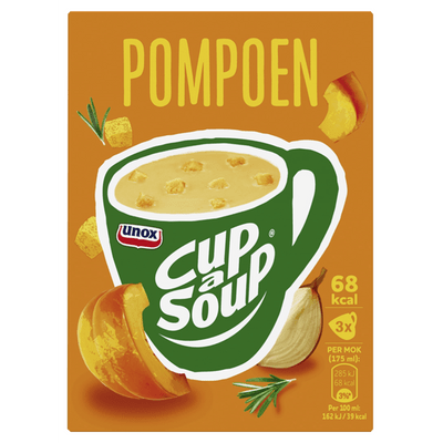 Unox Cup-a-soup pompoen 3 stuks