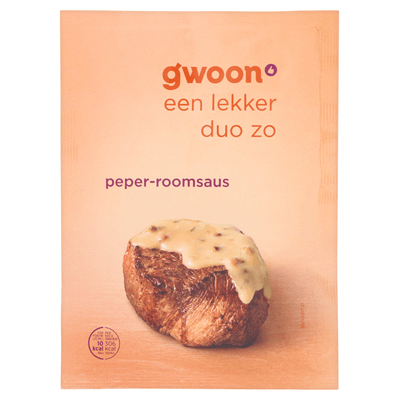 G'woon Droge mix voor peperroomsaus