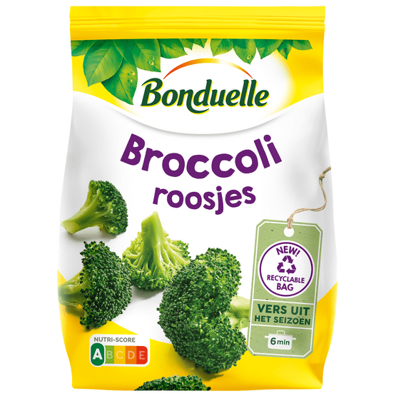 Foto van Bonduelle Broccoliroosjes op witte achtergrond