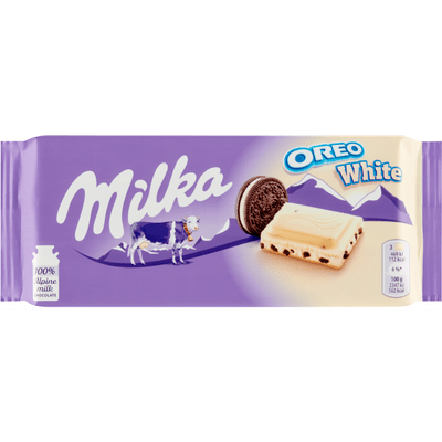 Milka Chocoladereep oreo white