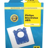 Stofzuigerzakken Philips - Electrolux - AEG Pak 5 stuks