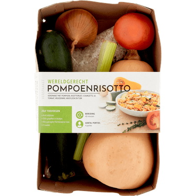 Fresh & easy Verspakket pompoenrisotto