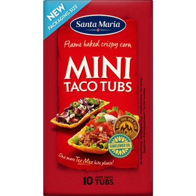 Santa Maria Mini taco tubs